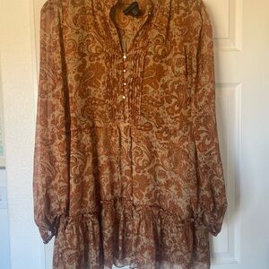 House of Harlow 1960 Paisley Boho Dress